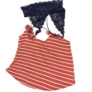 Honeydew Lace Bralette and Pajamas Tank Top Size XL Ladies